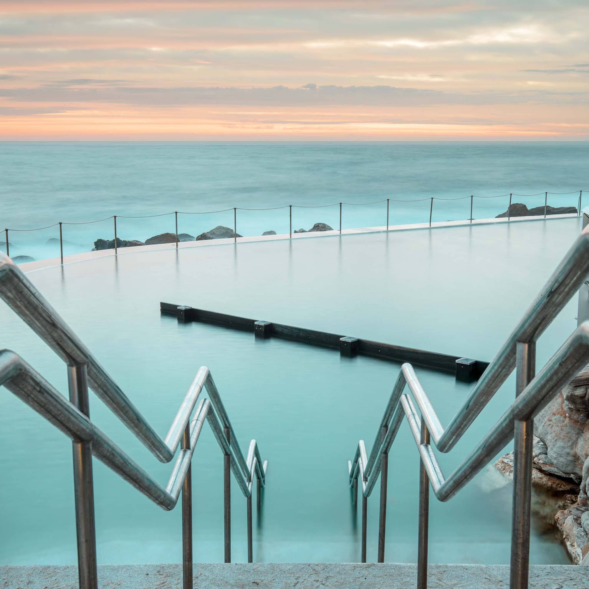 Sunrise at The Bronte Rock Pool, Sydney, Australia