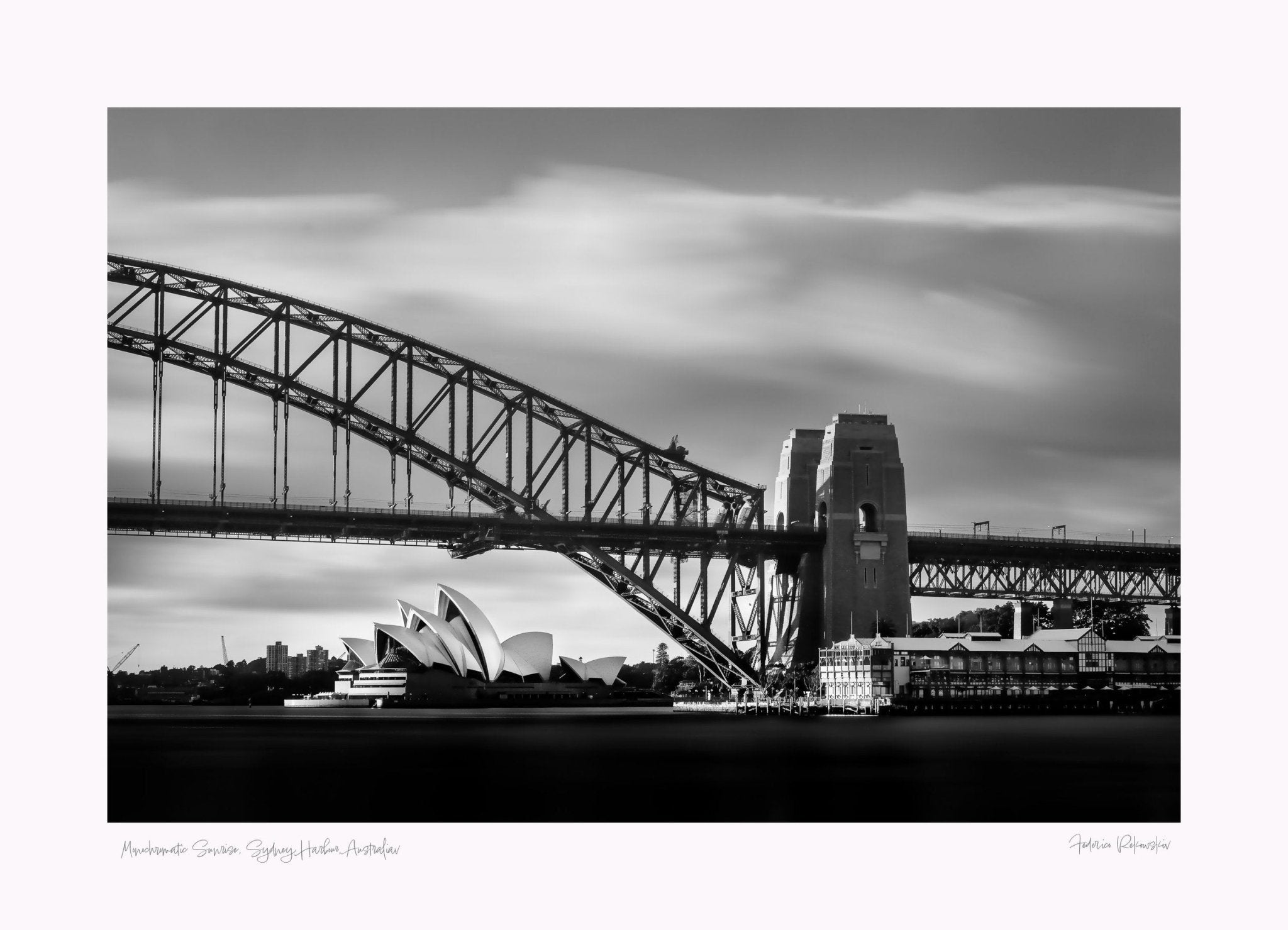 Monochromatic Sunrise, Sydney Harbour, Australia